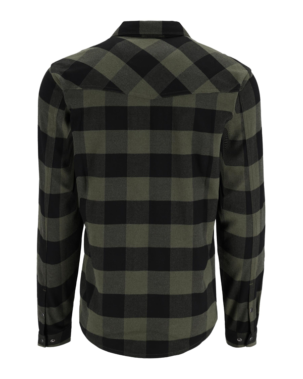 Gallatin Flannel Shirt - Loden Buffalo Check