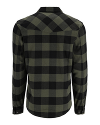 Gallatin Flannel Shirt - Loden Buffalo Check