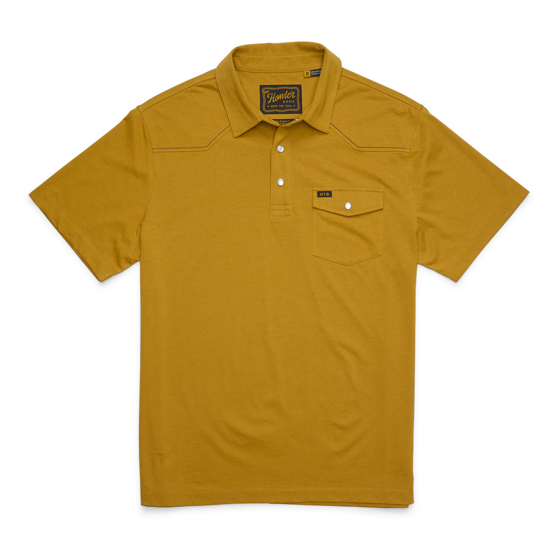 Ranchero Polo- Old Gold