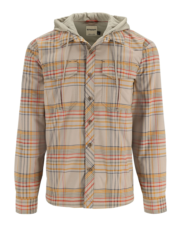 Coldweather Hoody- Stone Neo Plaid