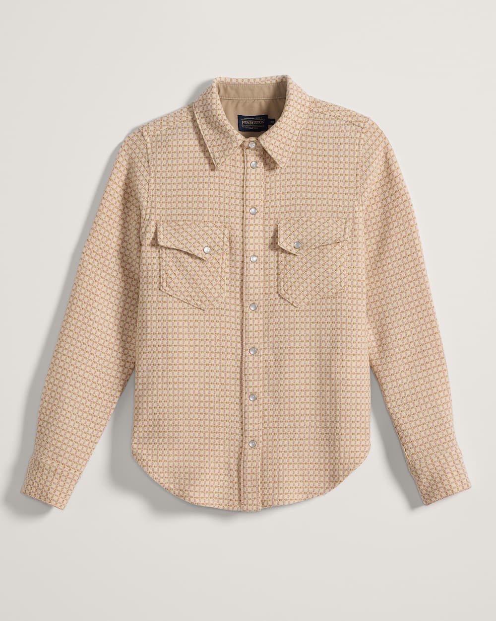 Textured Wool Gambler Shirt