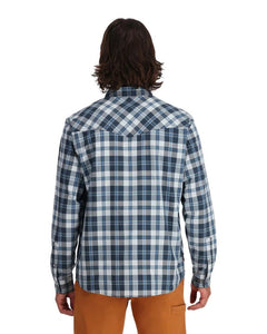 Brackett Long Sleeve Shirt- Backcountry Blue Plaid