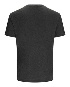 Stacked Logo Bass T-Shirt- Charcoal Heather