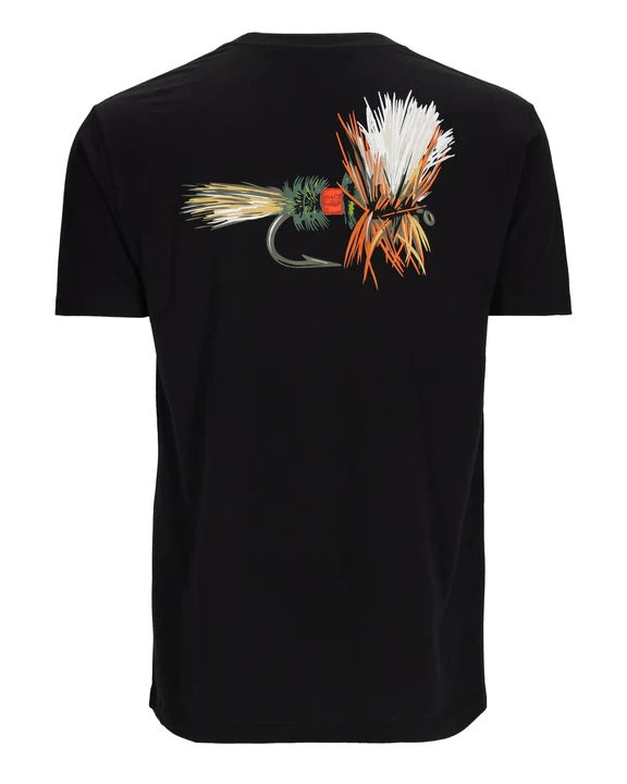 Royal Wulff Fly T-Shirt- Black