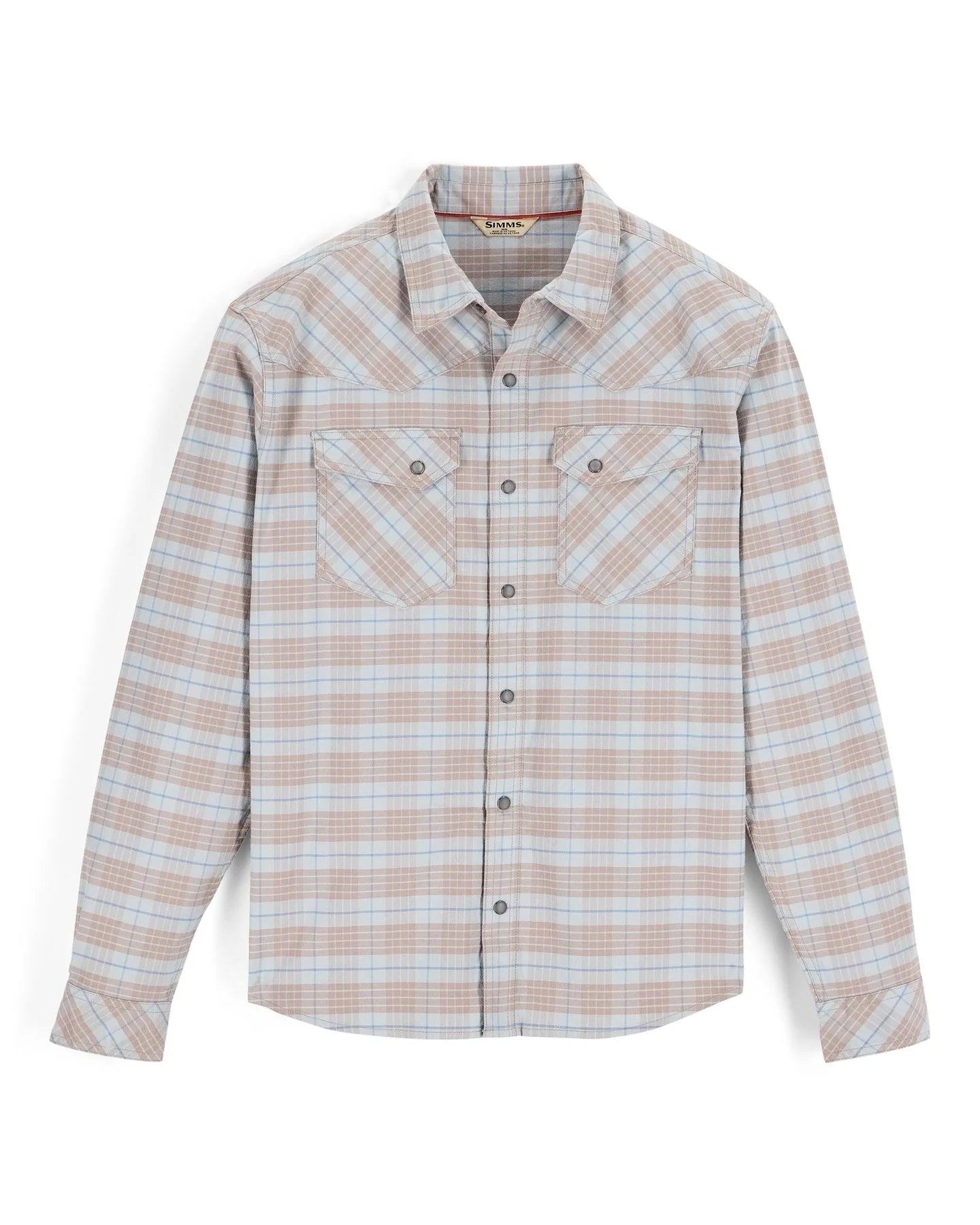 Brackett Flannel Long Sleeve Shirt- Drummond Plaid/Sterling