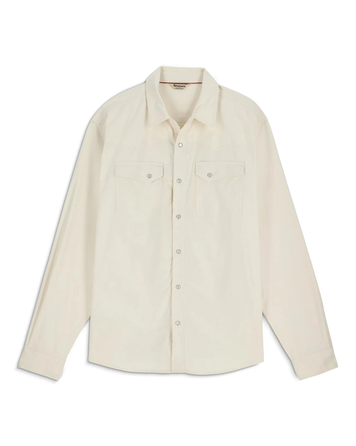 Brackett Flannel Long Sleeve Shirt- Tallow