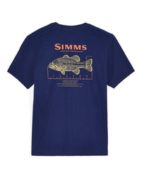 Bass Ruler T-Shirt- Navy