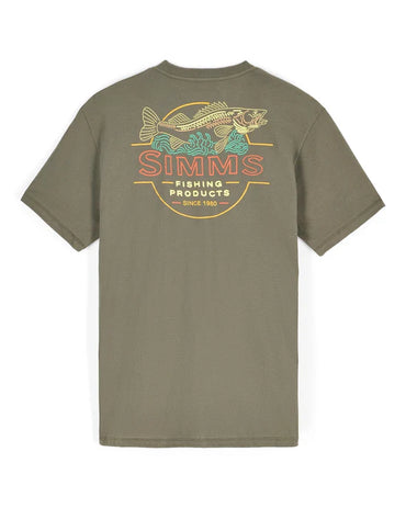 Neon Draft T-Shirt- Army Green