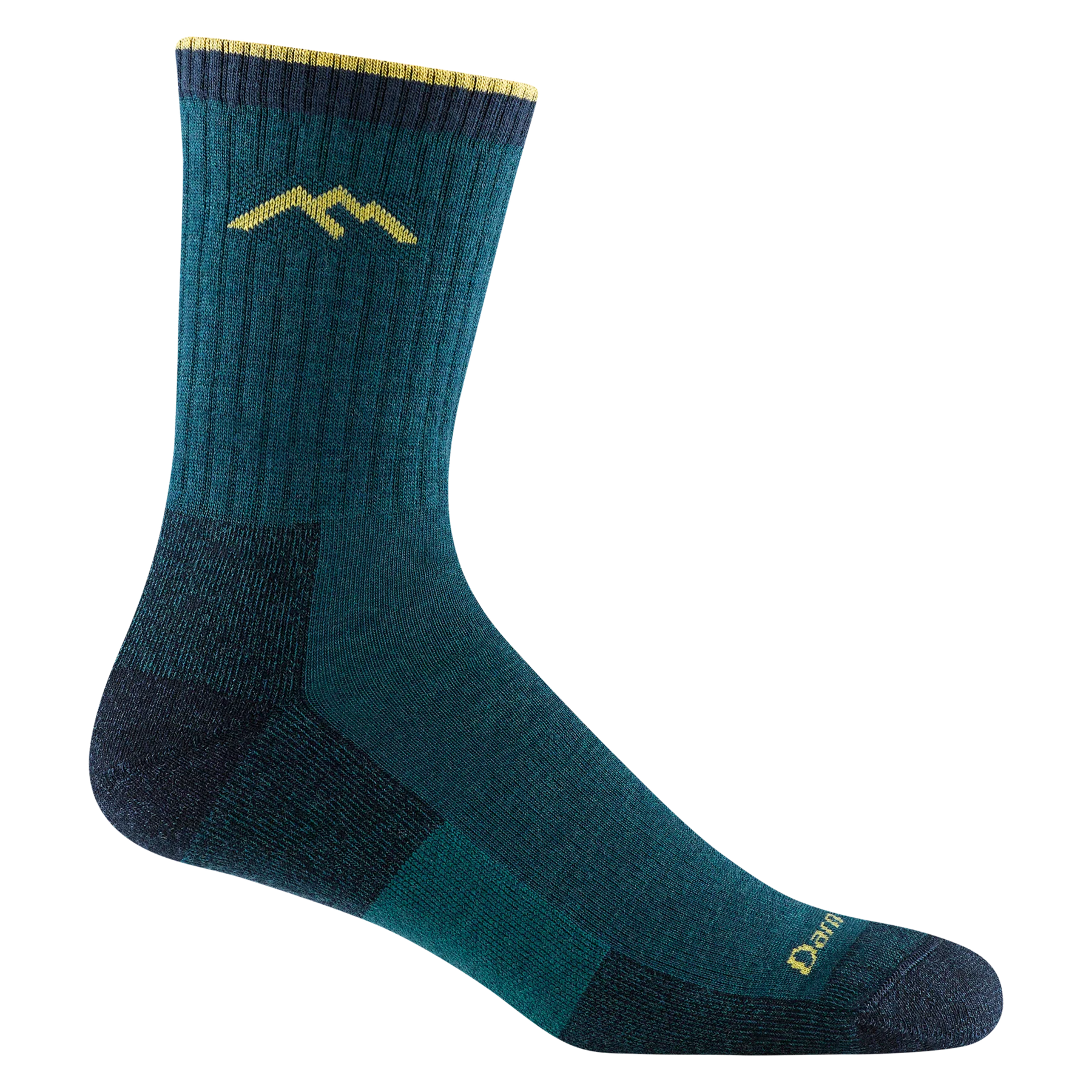 Hiker Micro Crew Midweight Hiking Socks- Dark Teal