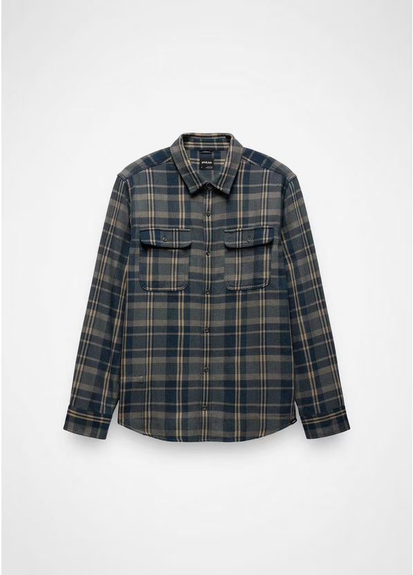 Westbrook Flannel Shirt- Grey Blue