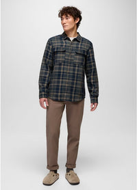 Westbrook Flannel Shirt- Grey Blue