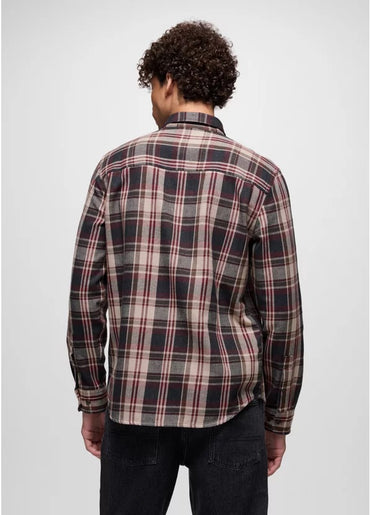 Westbrook Flannel Shirt- Deep Vino