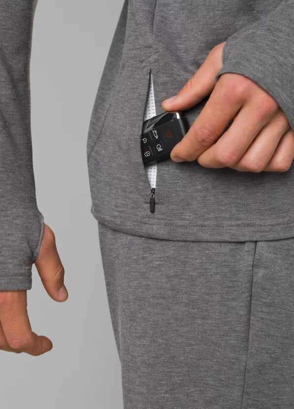 Altitude Tracker 1/4 Zip II- Heather Gray