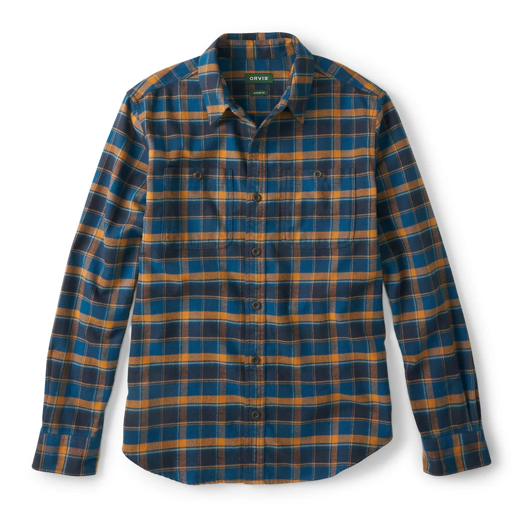 Perfect Flannel Shirt- Lakeside/Ginger