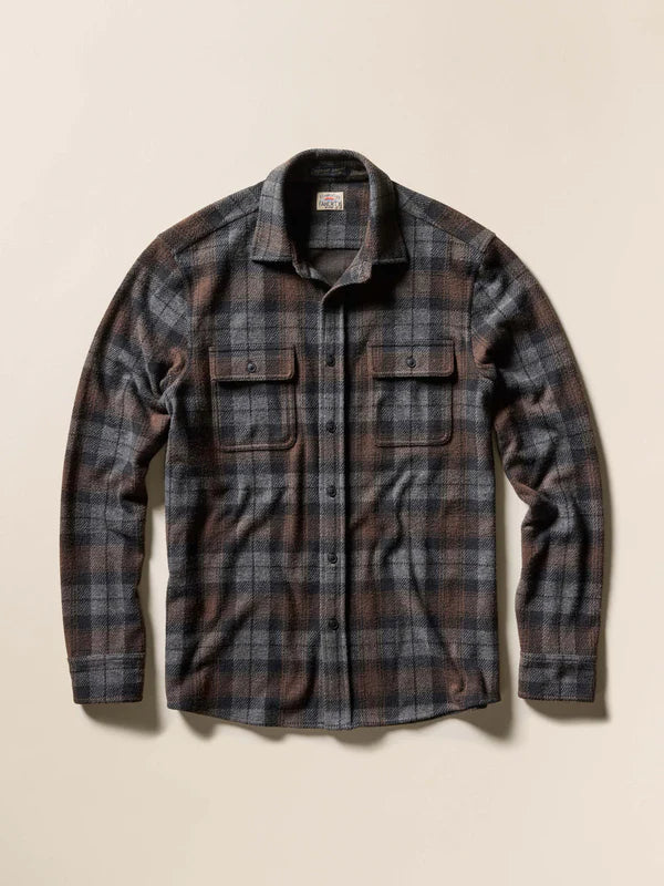 Legend Sweater Shirt- Grey Woods Plaid