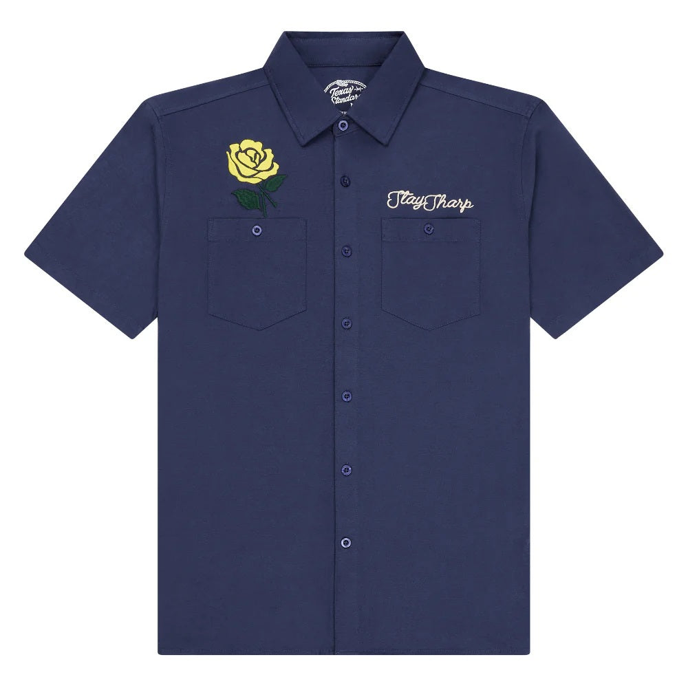 Drifter Short Sleeve Shirt-Yellow Rose