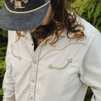 Broncbuster Long Sleeve Snapshirt- Prairie Dust