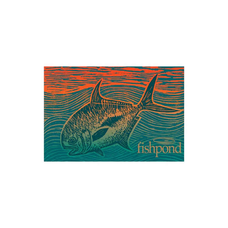 Permit Paradise Sticker 6"