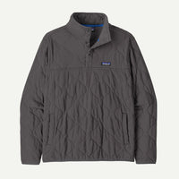 Daily Quilted Snap-T Pullover- Forge Grey