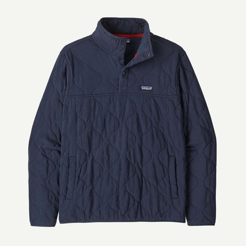 Daily Quilted Snap-T Pullover- New Navy