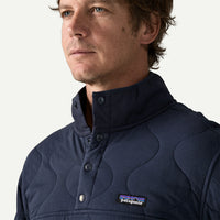 Daily Quilted Snap-T Pullover- New Navy