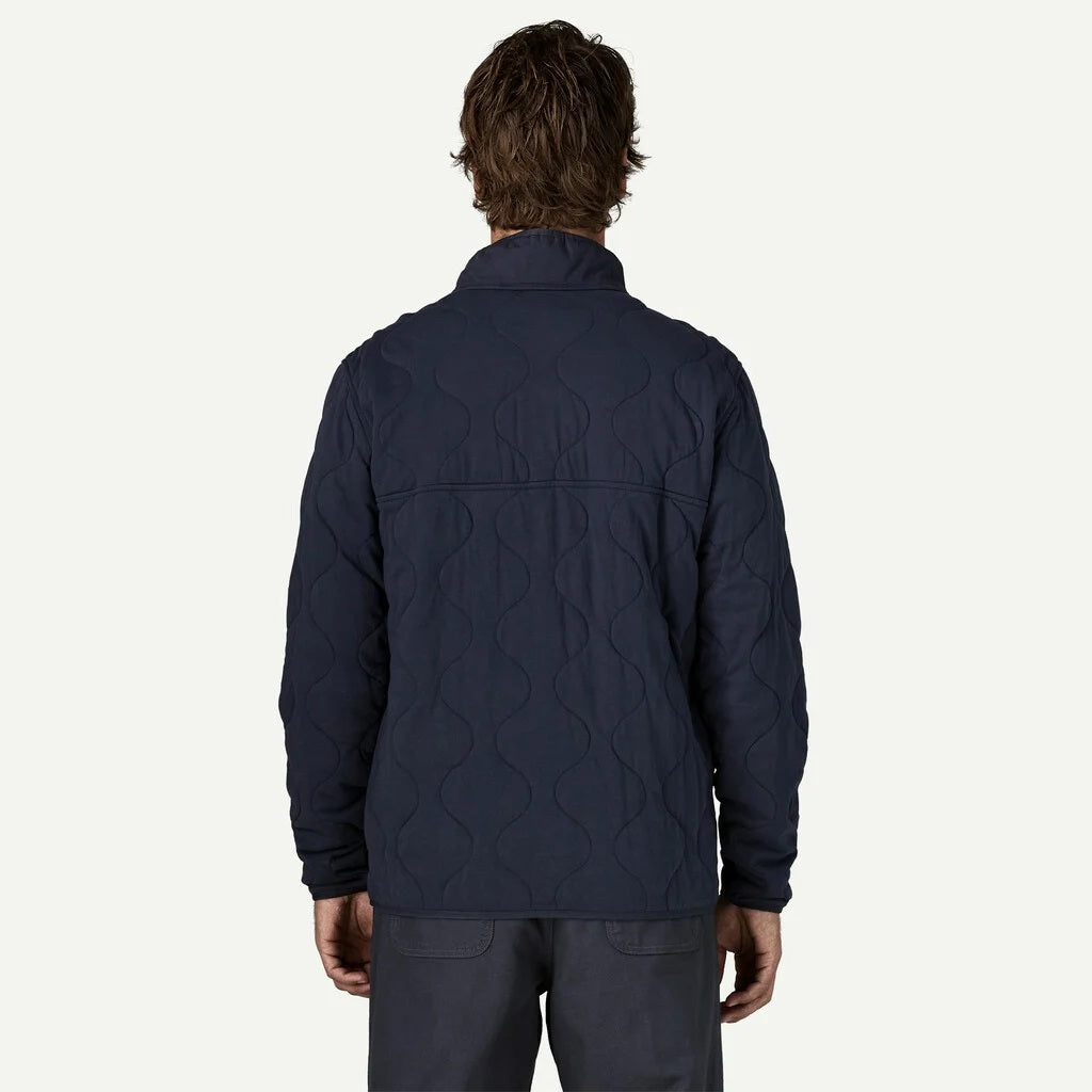Daily Quilted Snap-T Pullover- New Navy