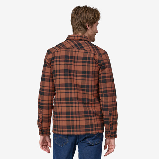 Insulated Fjord Flannel Shirt- Ices Caps/Burl Red