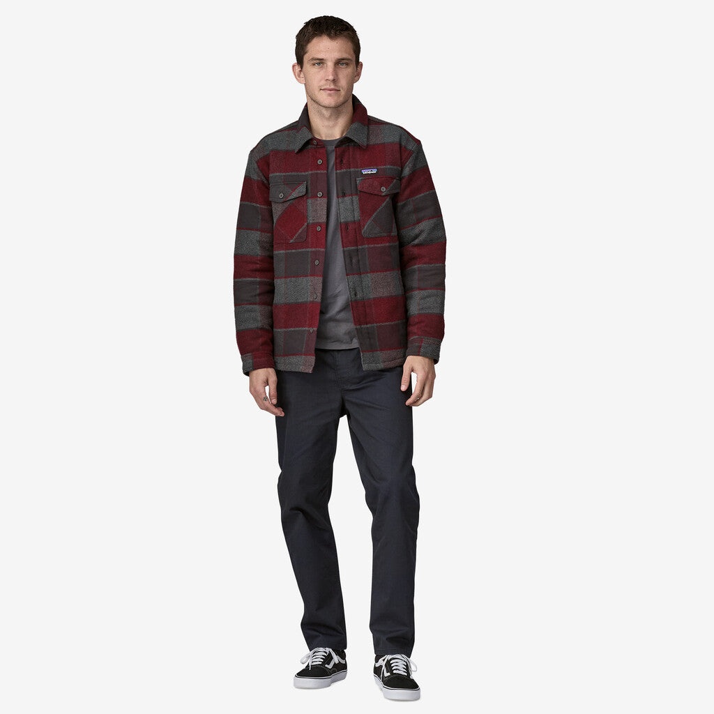 Lightweight Insulated Fjord Flannel Shirt- William/Ink Black