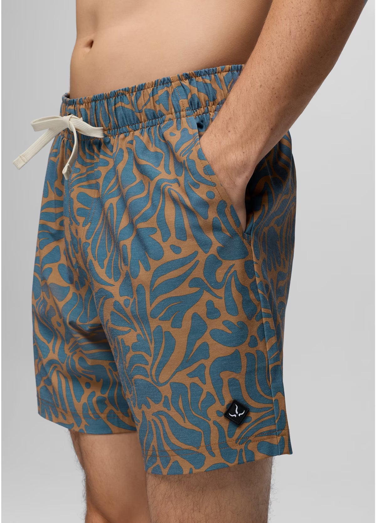 Metric E-Waist Swim Short- Tumeric Seaweed
