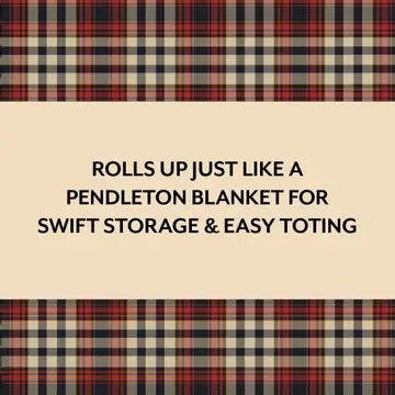 Pendleton Chess & Checkers Set -Red/Black Check