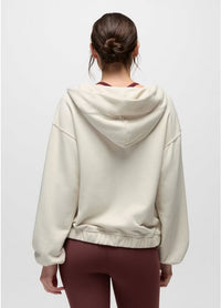 Women's Dream Terry V-Neck Hoodie - Beach Pebble