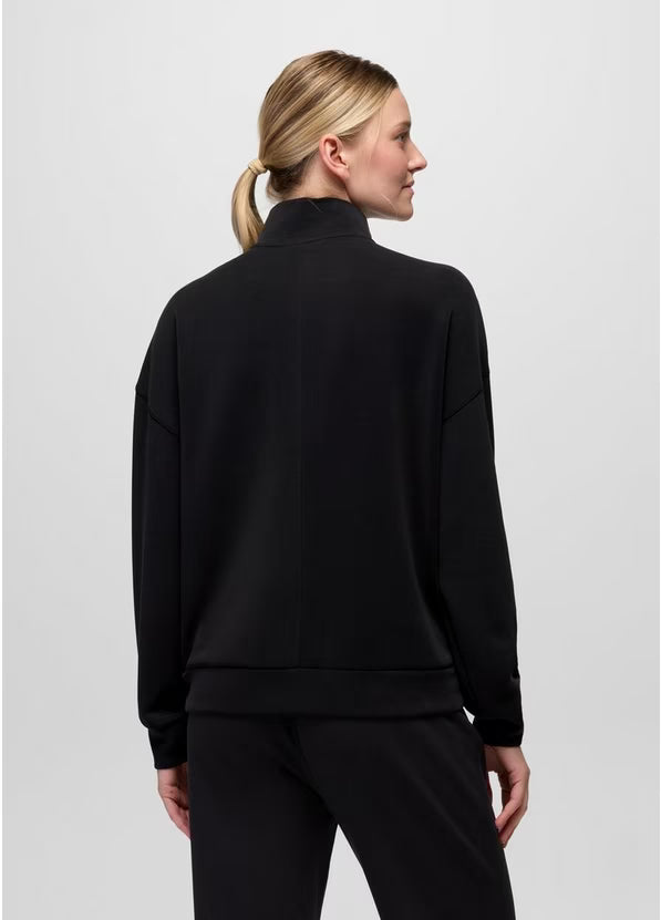 Women's Shea Soft Relaxed Half Zip - Black