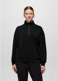 Women's Shea Soft Relaxed Half Zip - Black