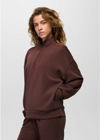 Women's Shea Soft Relaxed Half Zip - Cacao