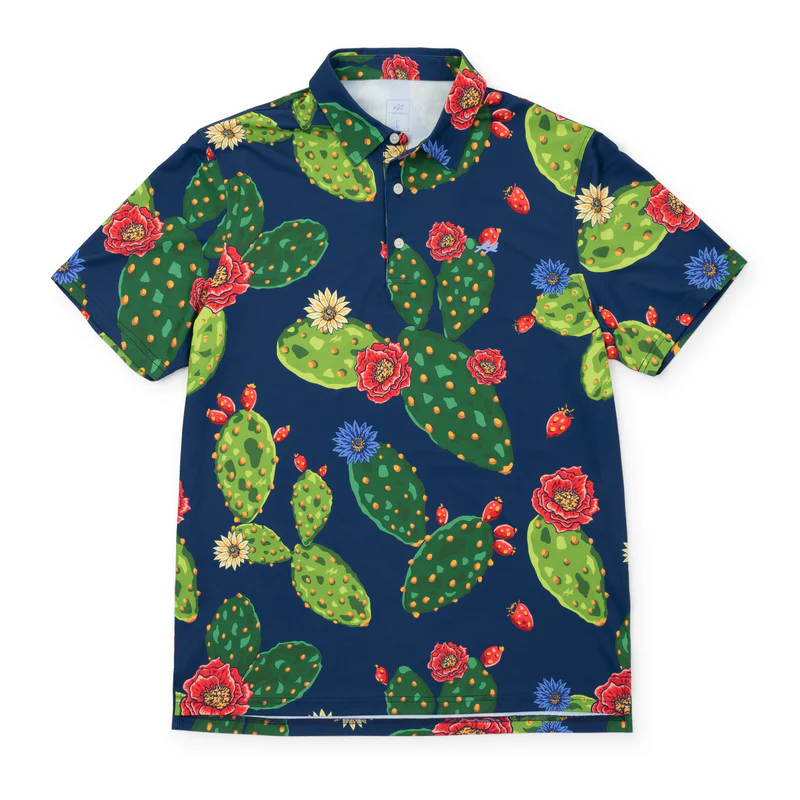 Prickly Pear Golf Polo