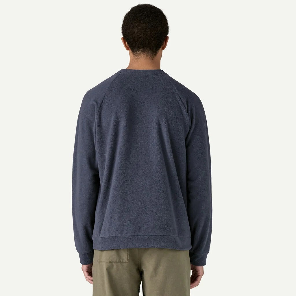 Micro D® Fleece Crewneck Shirt- Smolder Blue