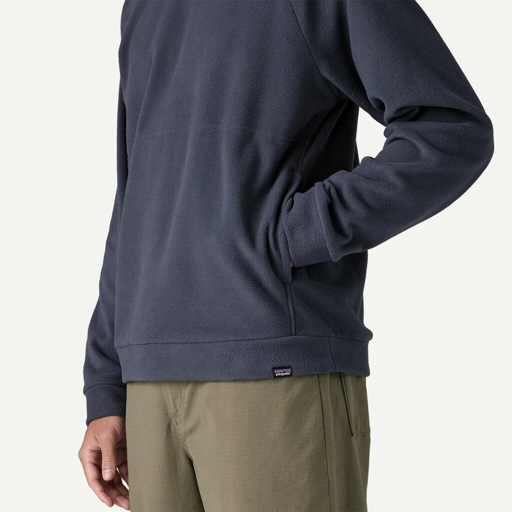 Micro D® Fleece Crewneck Shirt- Smolder Blue