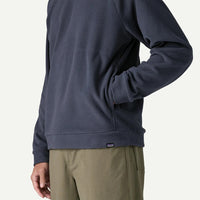 Micro D® Fleece Crewneck Shirt- Smolder Blue