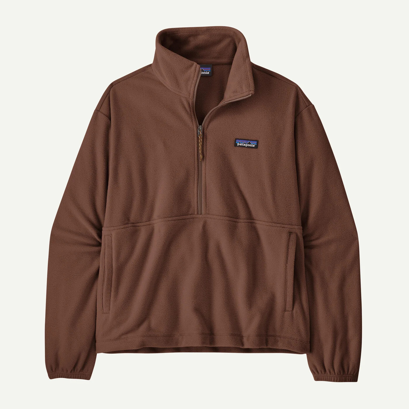 Women's Micro D 1/2 Zip Pullover - Berm Brown