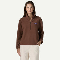 Women's Micro D 1/2 Zip Pullover - Berm Brown
