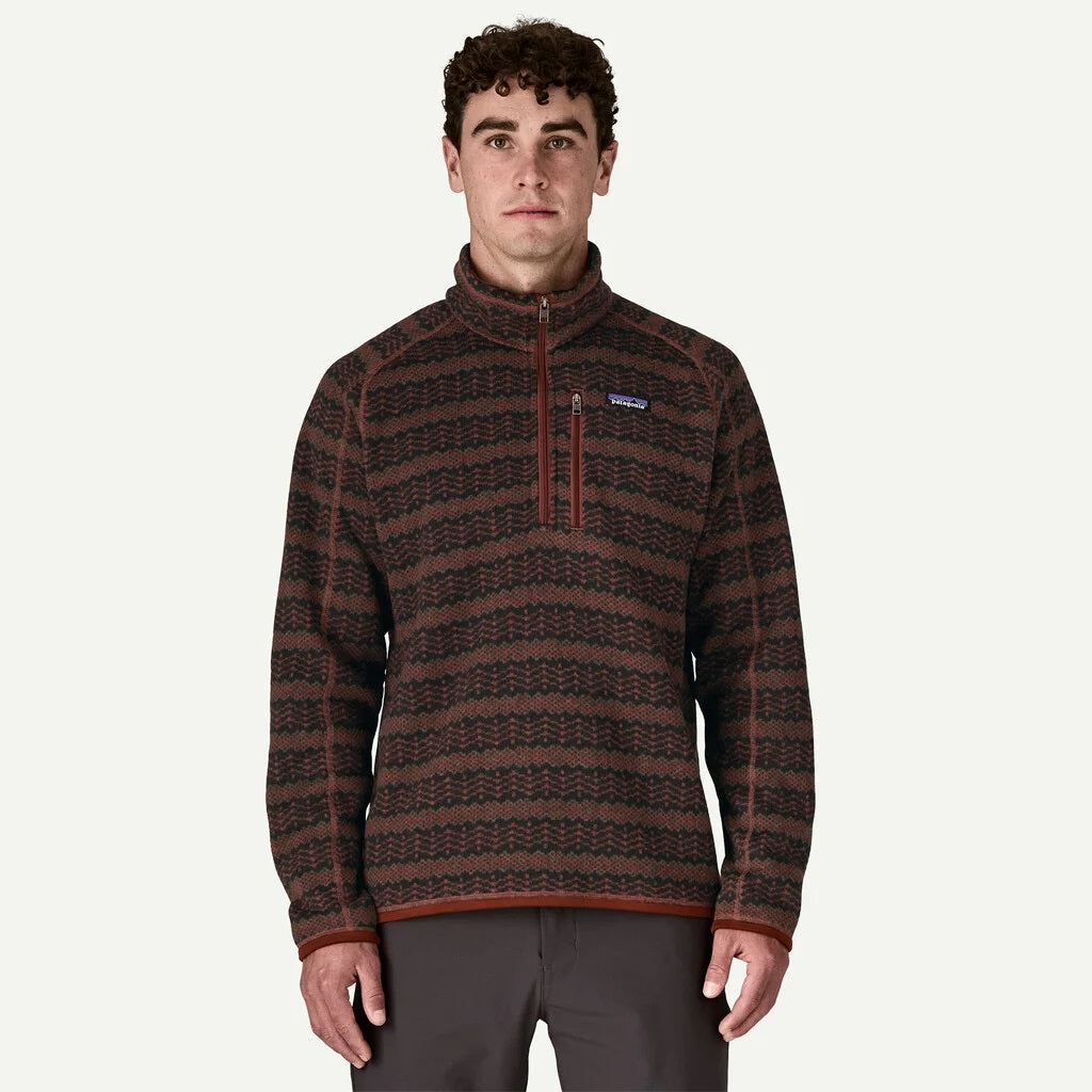 Better Sweater 1/4 Zip- Woven Together/Dried Vanilla