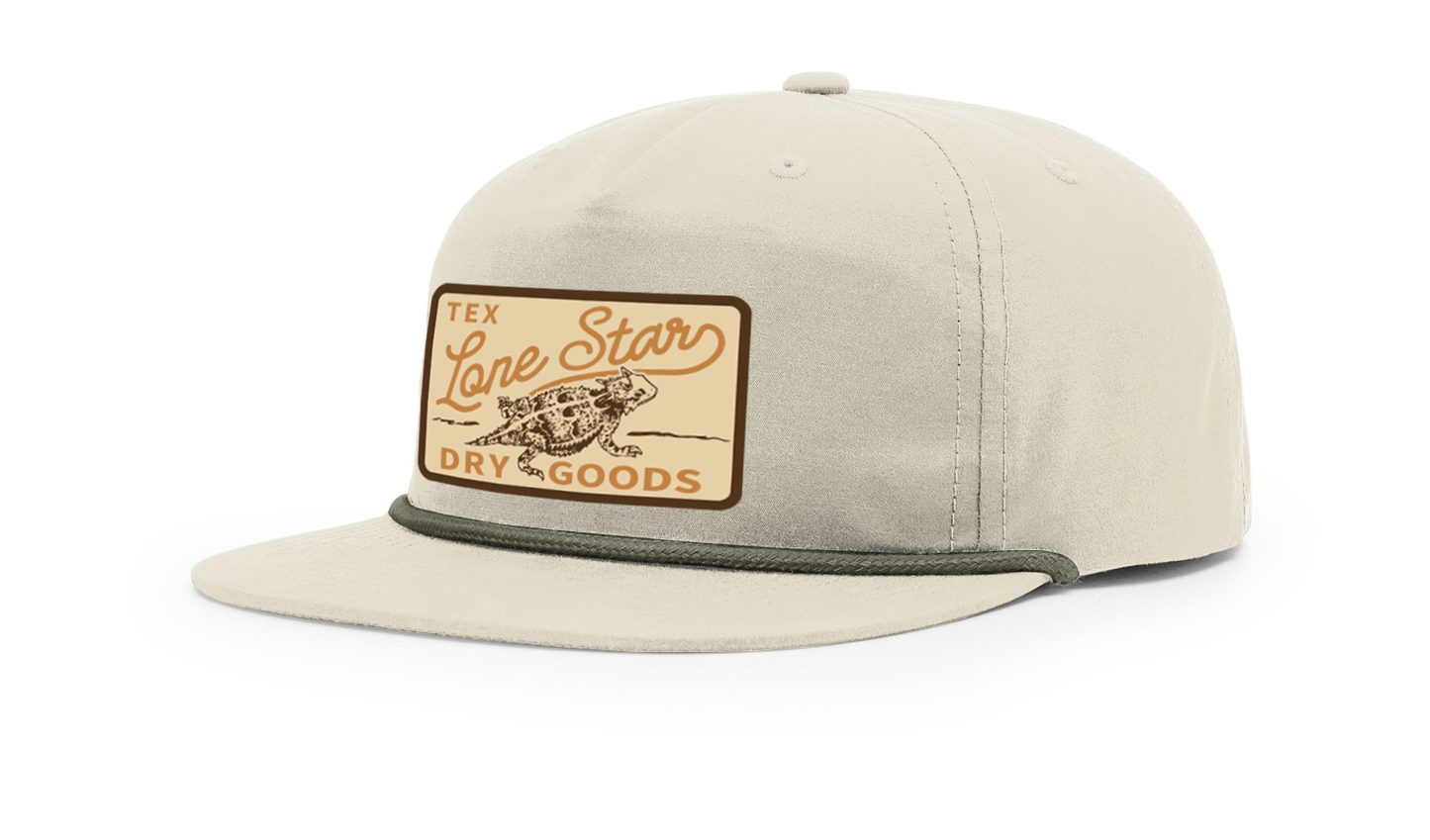 Retro Dry Goods Horned Toad - Patch Hat