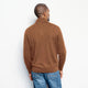 Merino Quarter Zip Sweater 2.0- Dark Vicuna