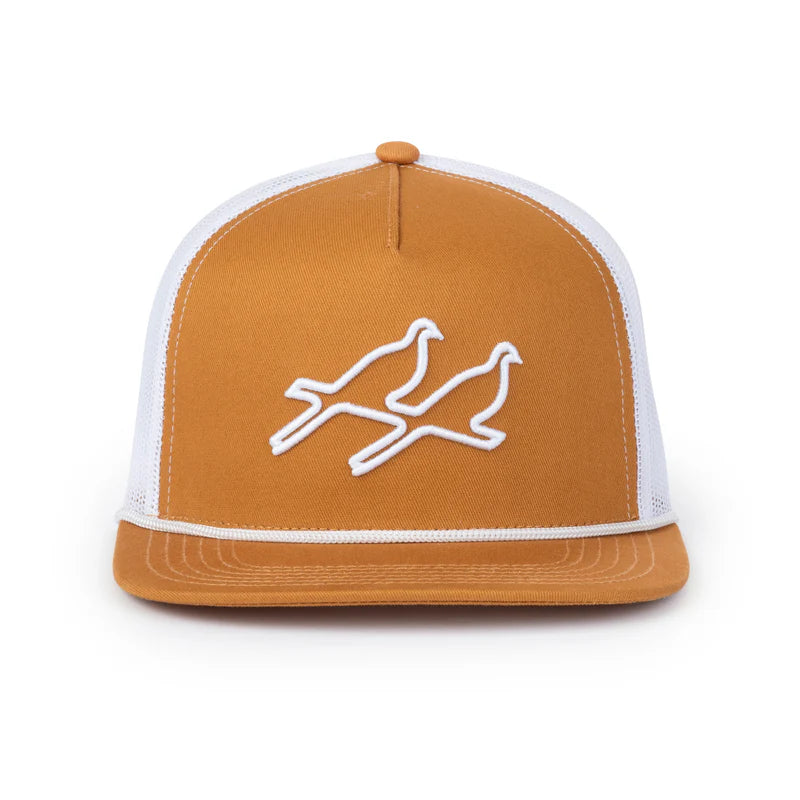 Puff Logo Trucker - Tobacco