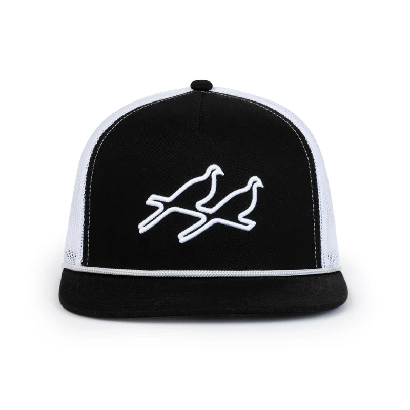 Puff Logo Trucker - Black