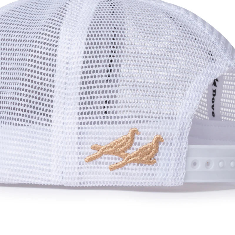 Laredo Five Panel- White/Gold