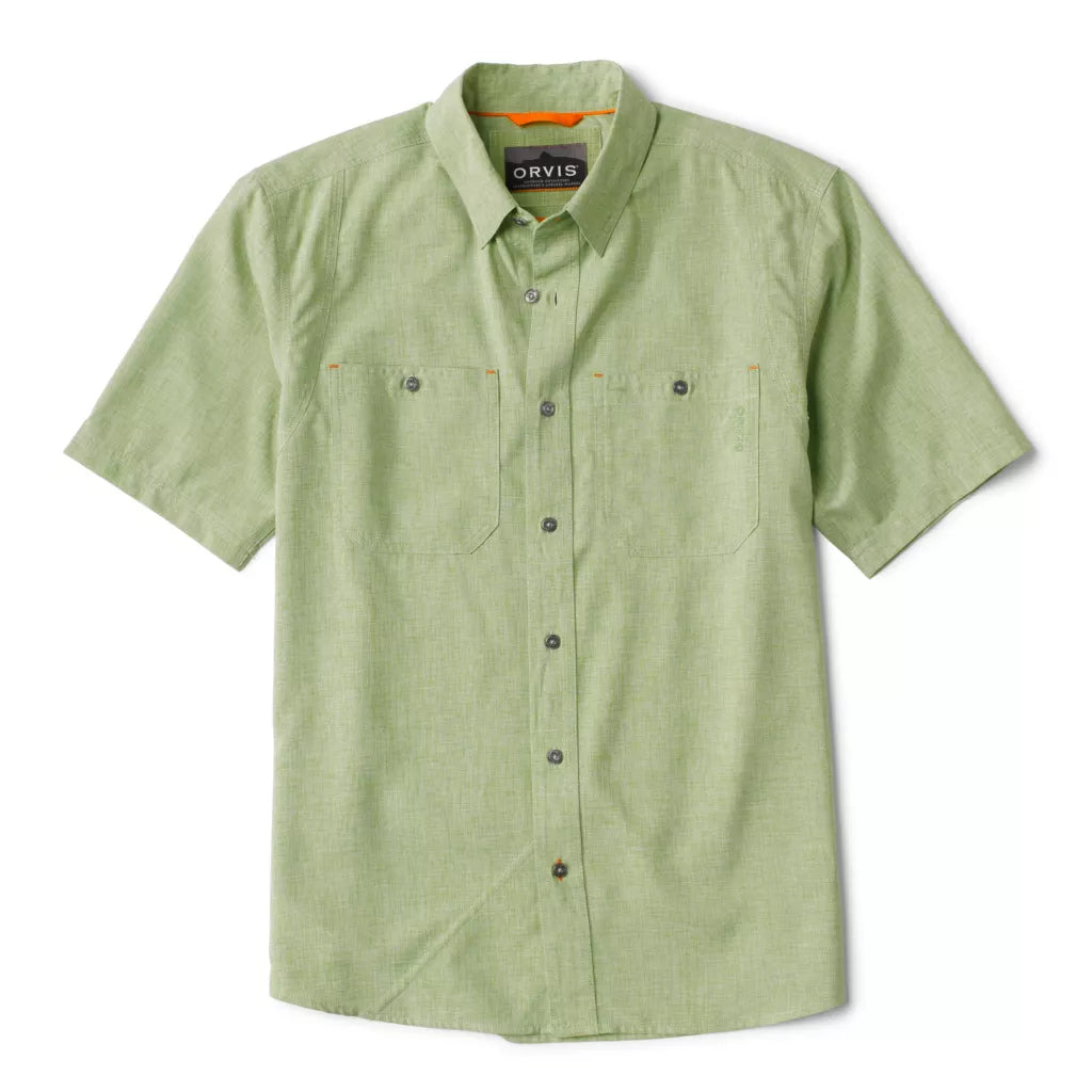 Tech Chambray Short Sleeve  Work Shirt - Mojito