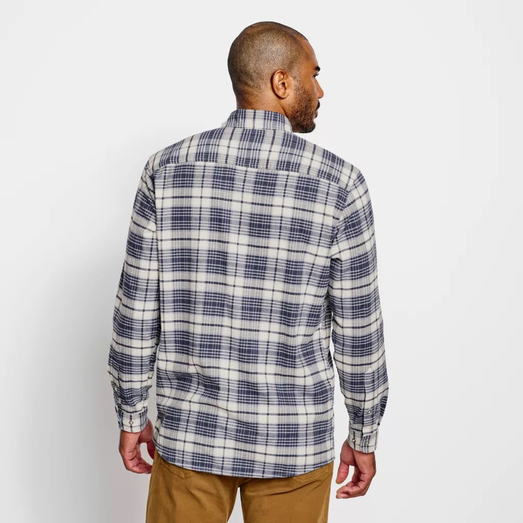 Flat Creek Tech Flannel- Snow/Carbon