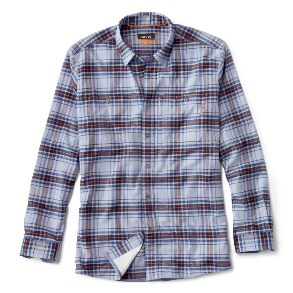 Flat Creek Tech Flannel- Blue Fog