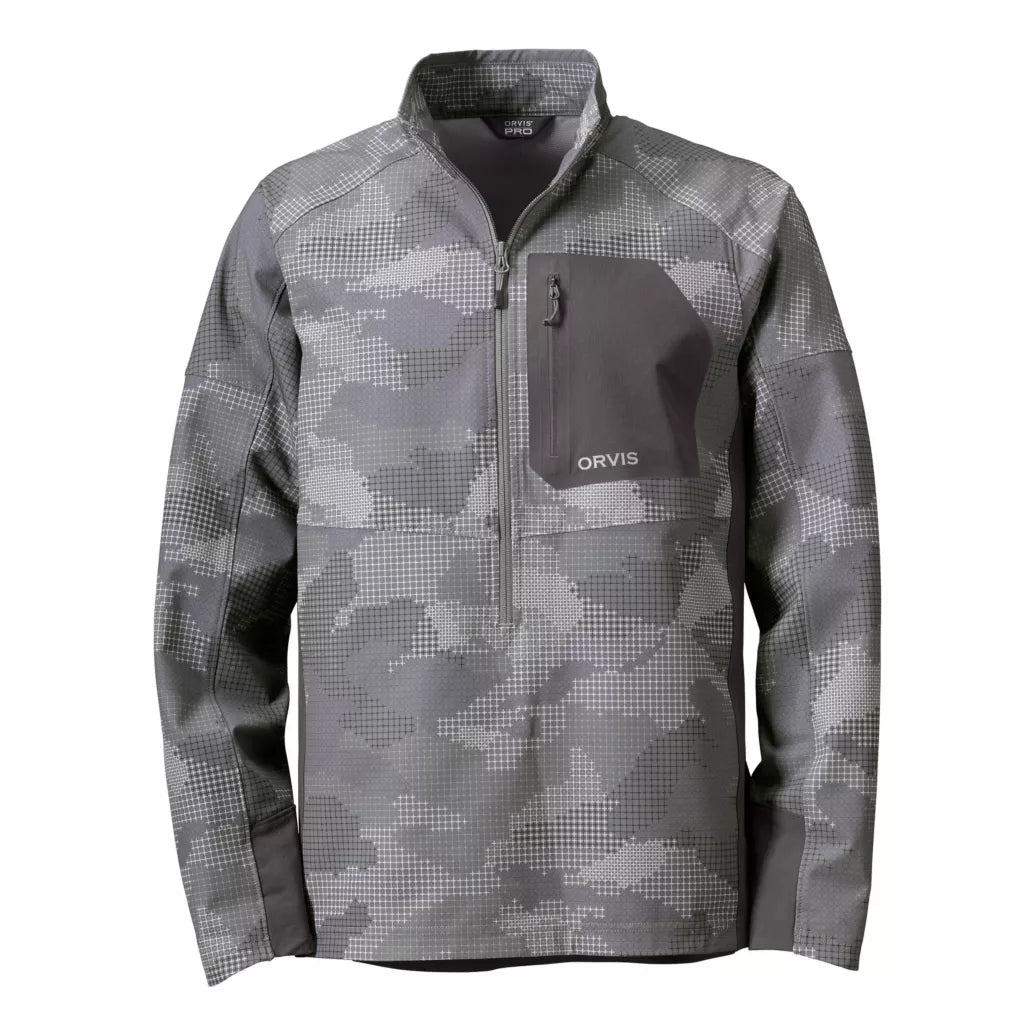 Pro LT Softshell Pullover- Steel Camo